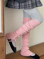 New Fashion Button slit over-knee leg warmers