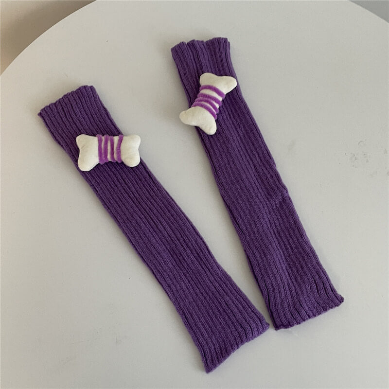 Sexy Candy bones leg warmers