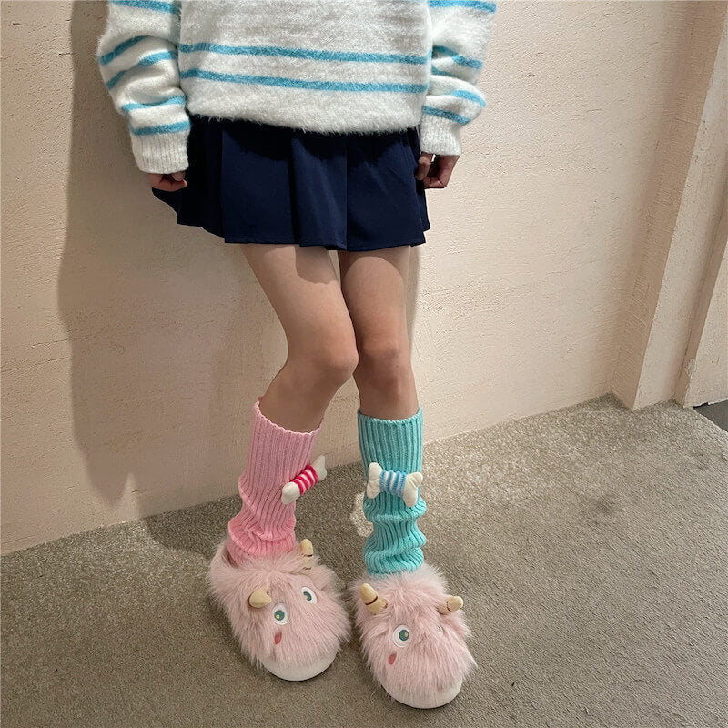 Sexy Candy bones leg warmers