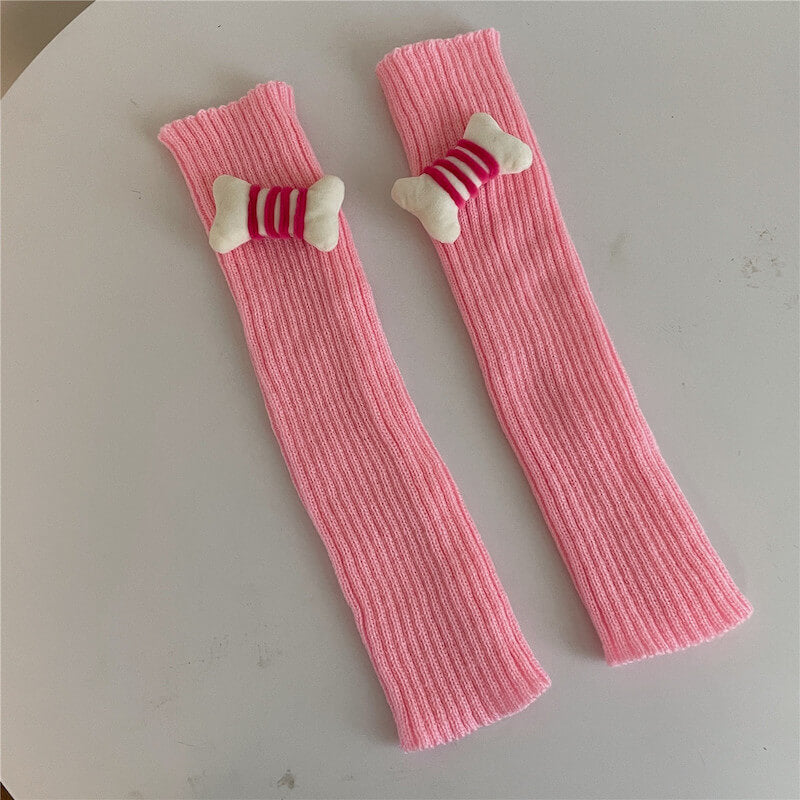 Sexy Candy bones leg warmers