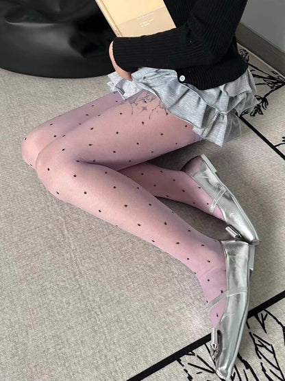 New Fashion Candy dots thin tights