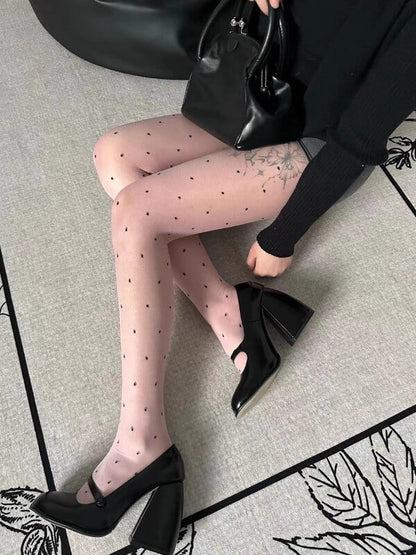 New Fashion Candy dots thin tights