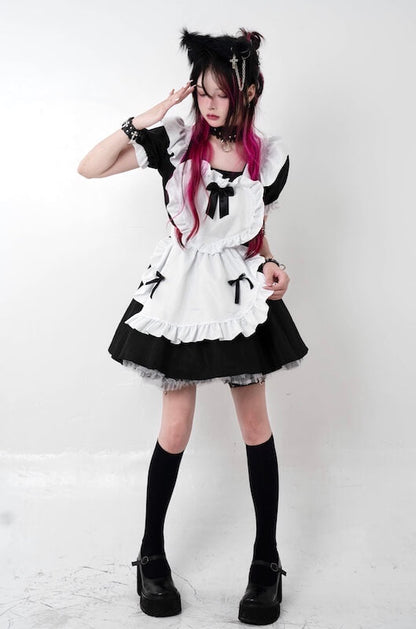 Sexy Classic lolita heart maid dress