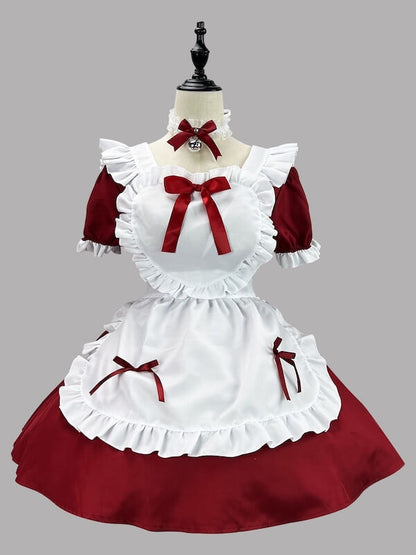 Sexy Classic lolita heart maid dress