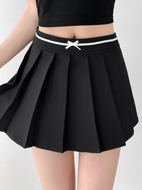 Cute bow academia skirt