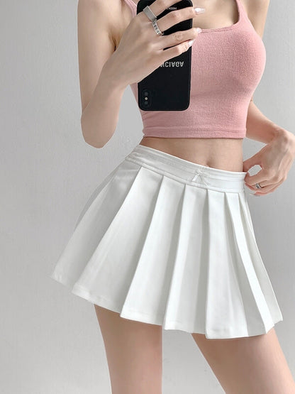 Cute bow academia skirt