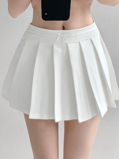 Cute bow academia skirt