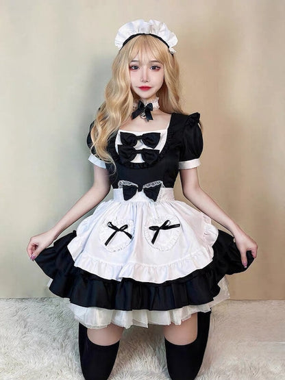 Cute bows maid dress