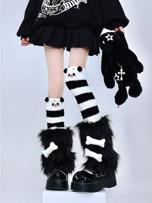 Sexy Cute panda stockings leg warmers