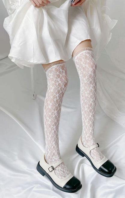 Sexy Fairy core lace stockings