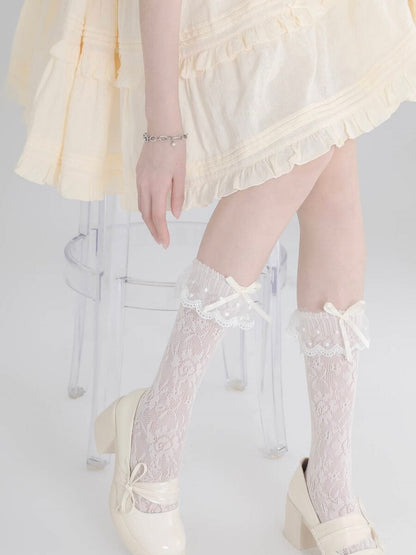 Sexy Floral lace lolita socks