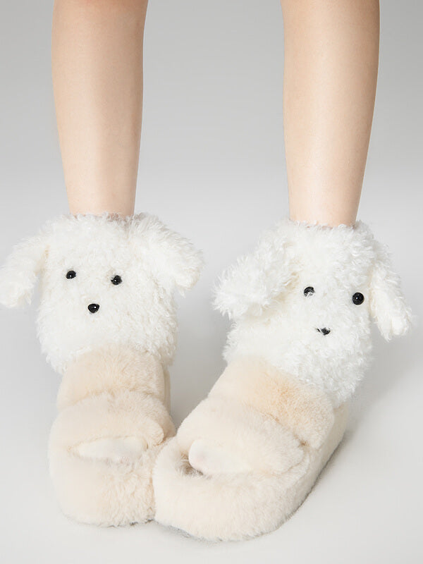 New Fashion Fluffy puppy leg warmers