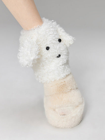 New Fashion Fluffy puppy leg warmers