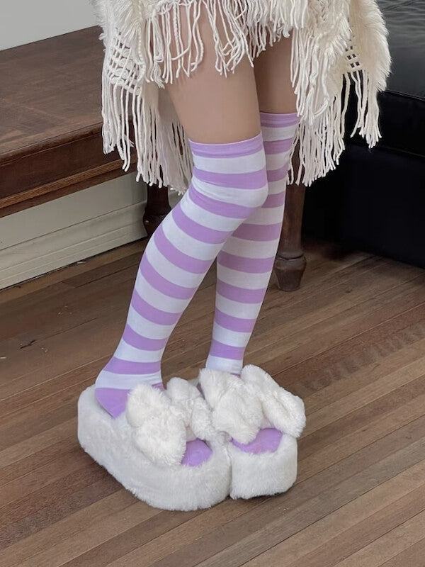 Sexy Girl candy stripe stockings