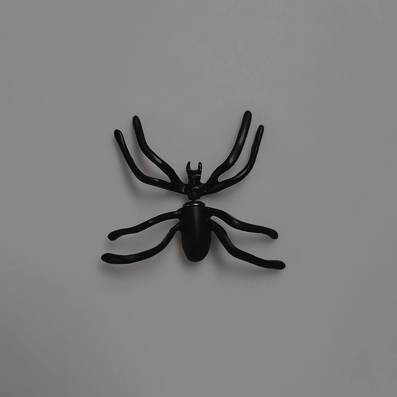 Sexy Goth black spider earring