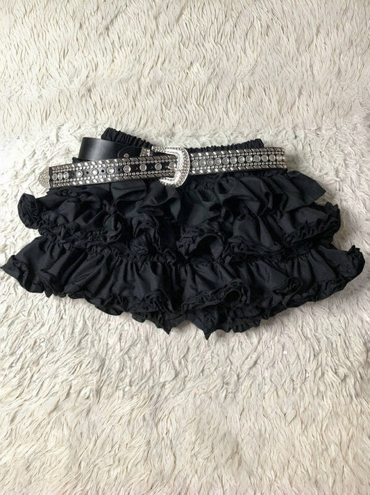 Goth lolita layered bloomer skirt