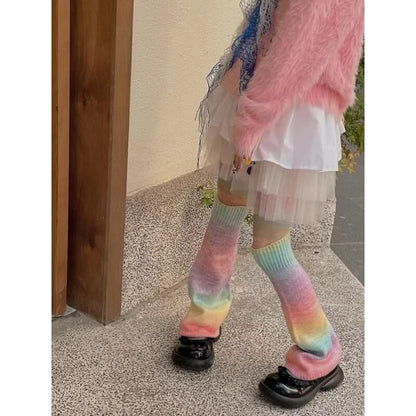 Sexy Gradient candy leg warmers