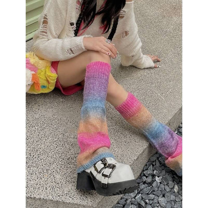 Sexy Gradient candy leg warmers