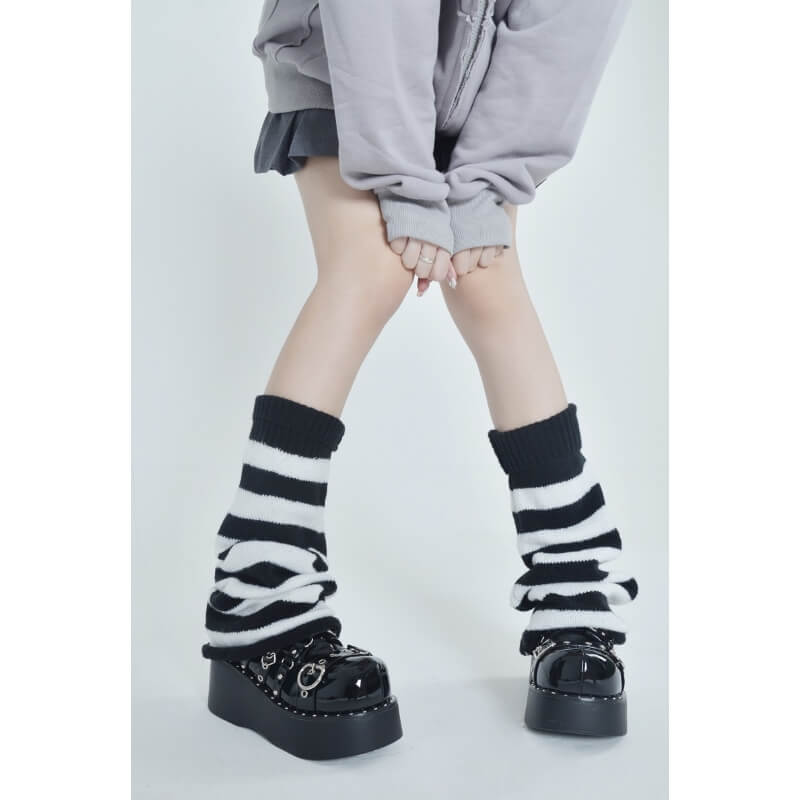 Sexy Grey pink leg warmer