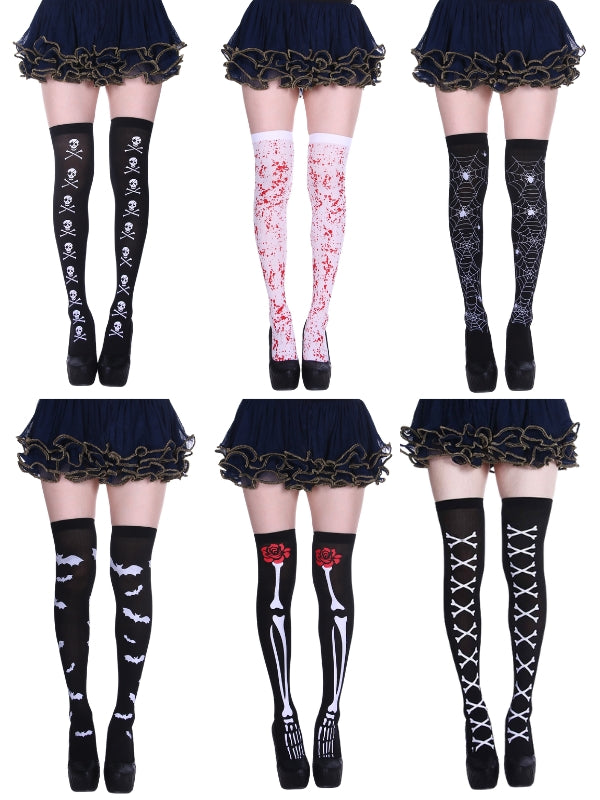 Sexy Halloween aesthetic goth stockings