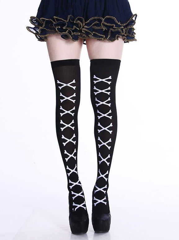 Sexy Halloween aesthetic goth stockings