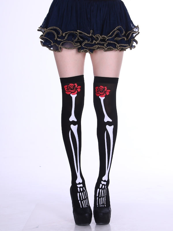 Sexy Halloween aesthetic goth stockings