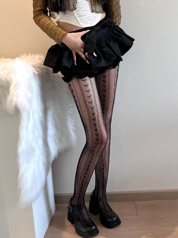 Sexy Hearts lolita lace tights