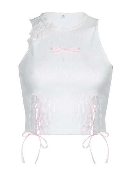 Jenny girl ribbon top