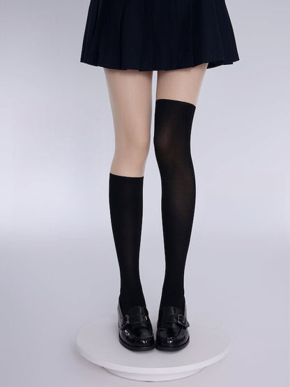 Sexy JK style stockings-effect tights