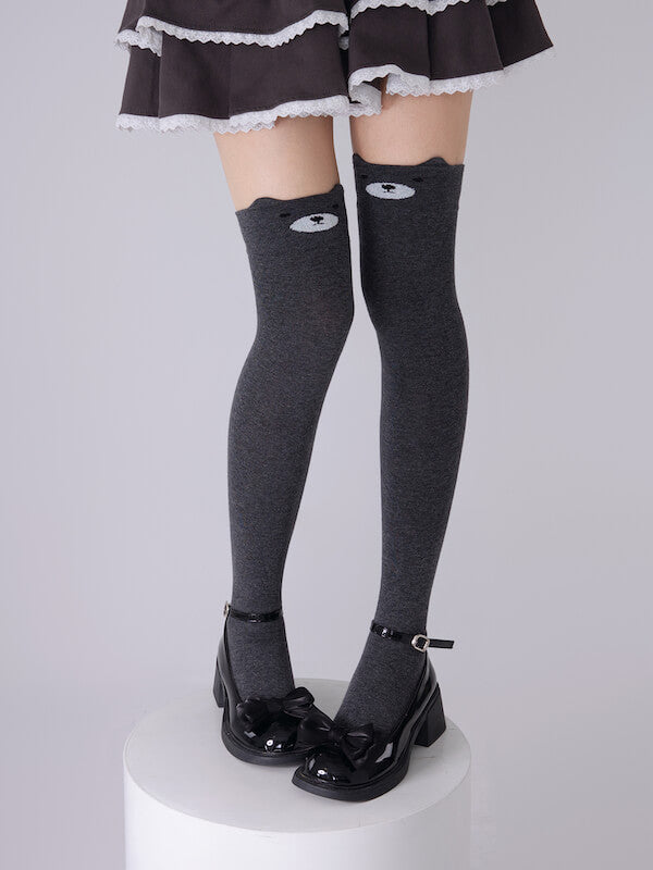 Sexy Kawaii bear over knee stockings