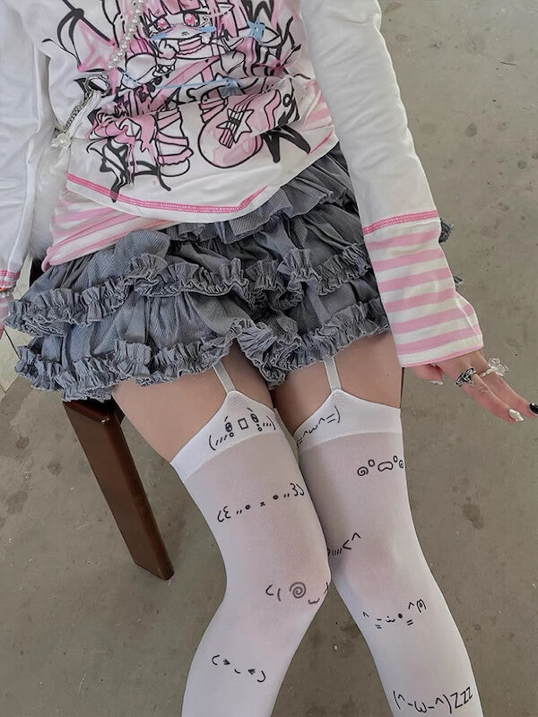 Kawaii emoji stockings