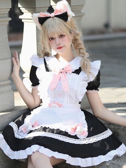 Kawaii plushies lolita maid dress