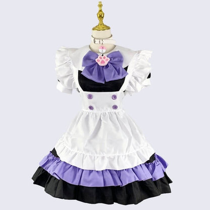 Sexy Kitty maid cosplay dress set