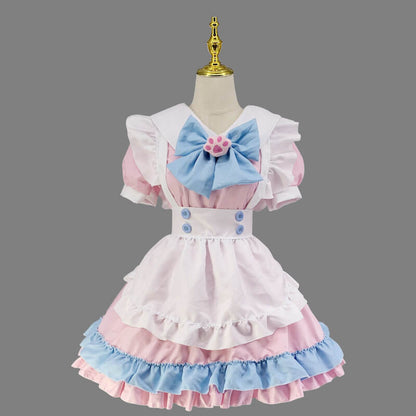 Sexy Kitty maid cosplay dress set