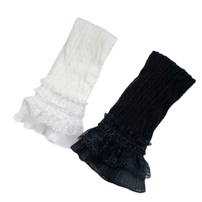 Sexy Lace layered leg warmers