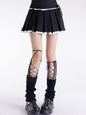 New Fashion Lace patchwork knit leg warmers