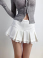 New Fashion Lace trim soft mini skirt