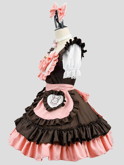 New Fashion Little Bunny soft cute maid dress