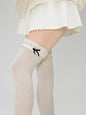 New Fashion Lolita over-the-knee stockings with white lace trim