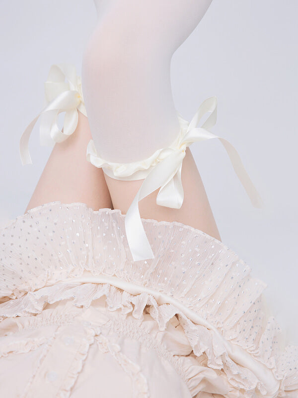 Sexy Lolita ribbon bow stockings