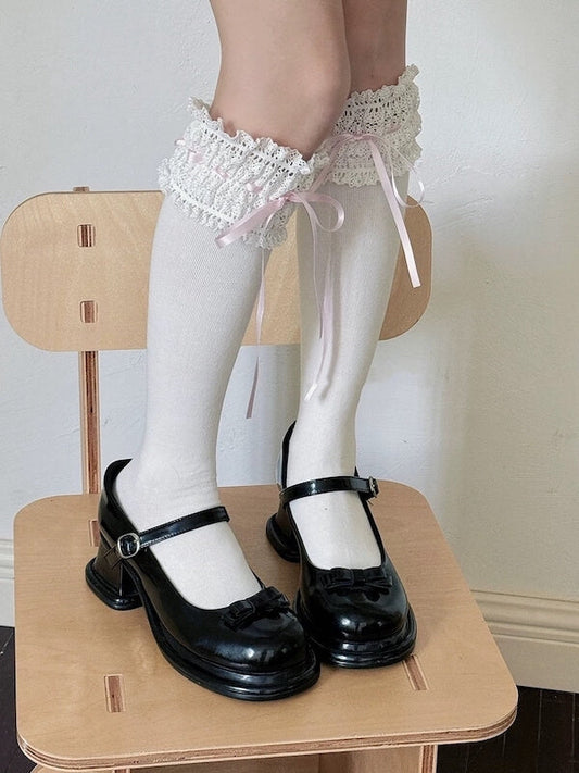 Lolita ribbon dollette stockings