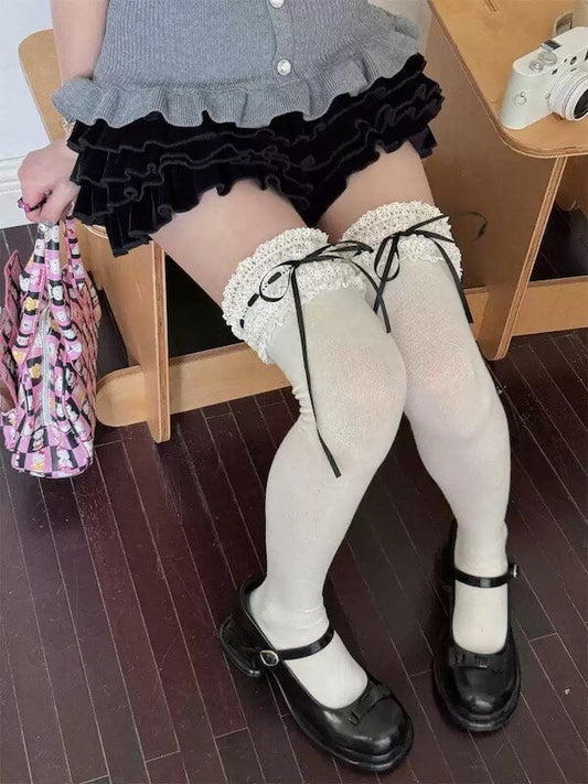 New Fashion ruffled lace doll stockings