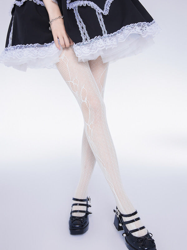 Sexy Lolita vine lace tights