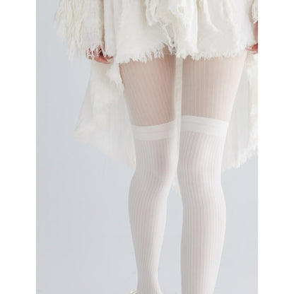 Sexy Lolita vintage stockings-effect tights