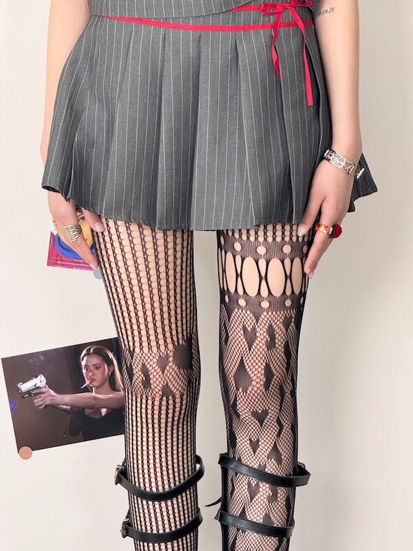 Sexy Niche asymmetric heart tights