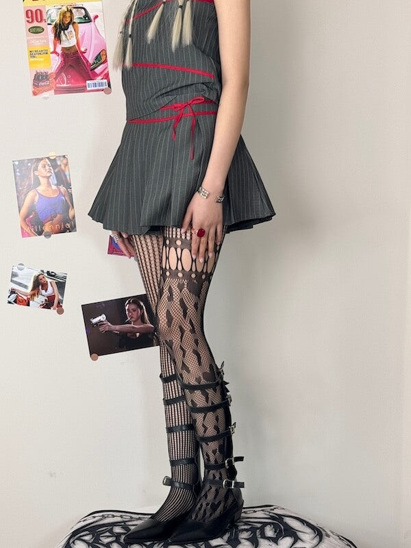 Sexy Niche asymmetric heart tights