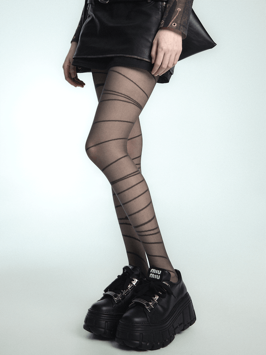 Sexy Punk lines tights