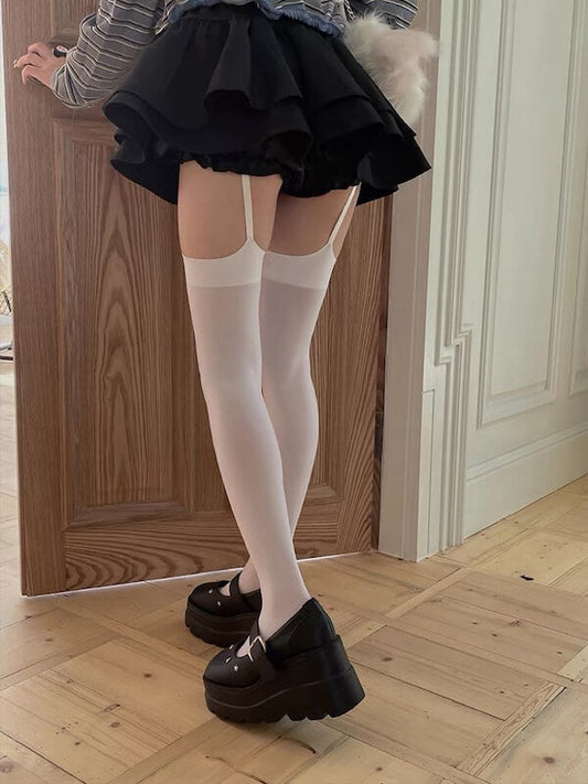 New Fashion Pure velvet suspender stockings