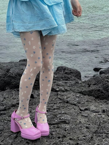 Romantic stars tights