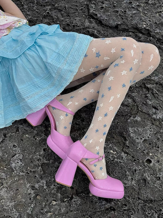 Romantic stars tights